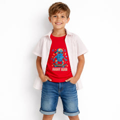 Boys Cool Robot Double Shirt