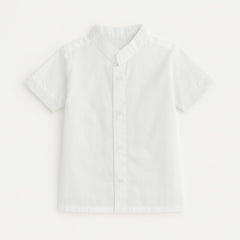 Boys white simple casual t-shirt