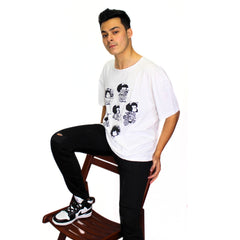 Mens white character T-Shirt