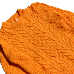 Girls yellow embroidered sweater