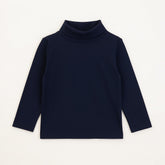 Dark blue high neck