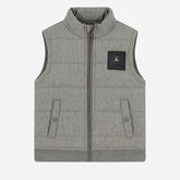 Boys gray sleeveless jacket