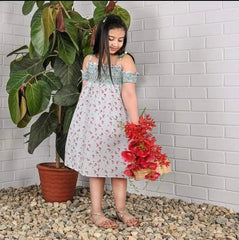 Girls Off Shoulder Frock (Last Chance)