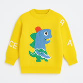 Boys yellow Dino sweater