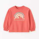 Girls rainbow sequin full sleeves shirt