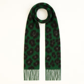 Ladies green cheetah print stoller