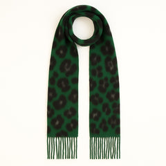 Ladies green cheetah print stoller