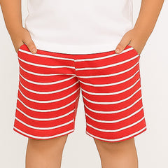 Girls pink and white lining shorts