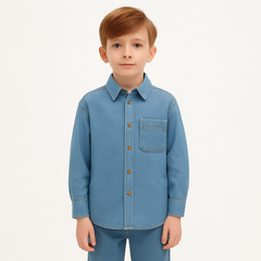 Boys denim casual shirt