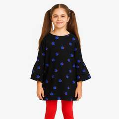 Girls blue sparrow top