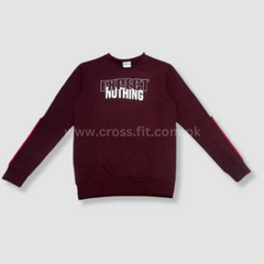 Mens maroon inspect sweatshirt