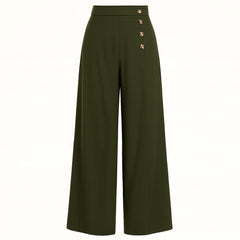 ladies green flapper trouser