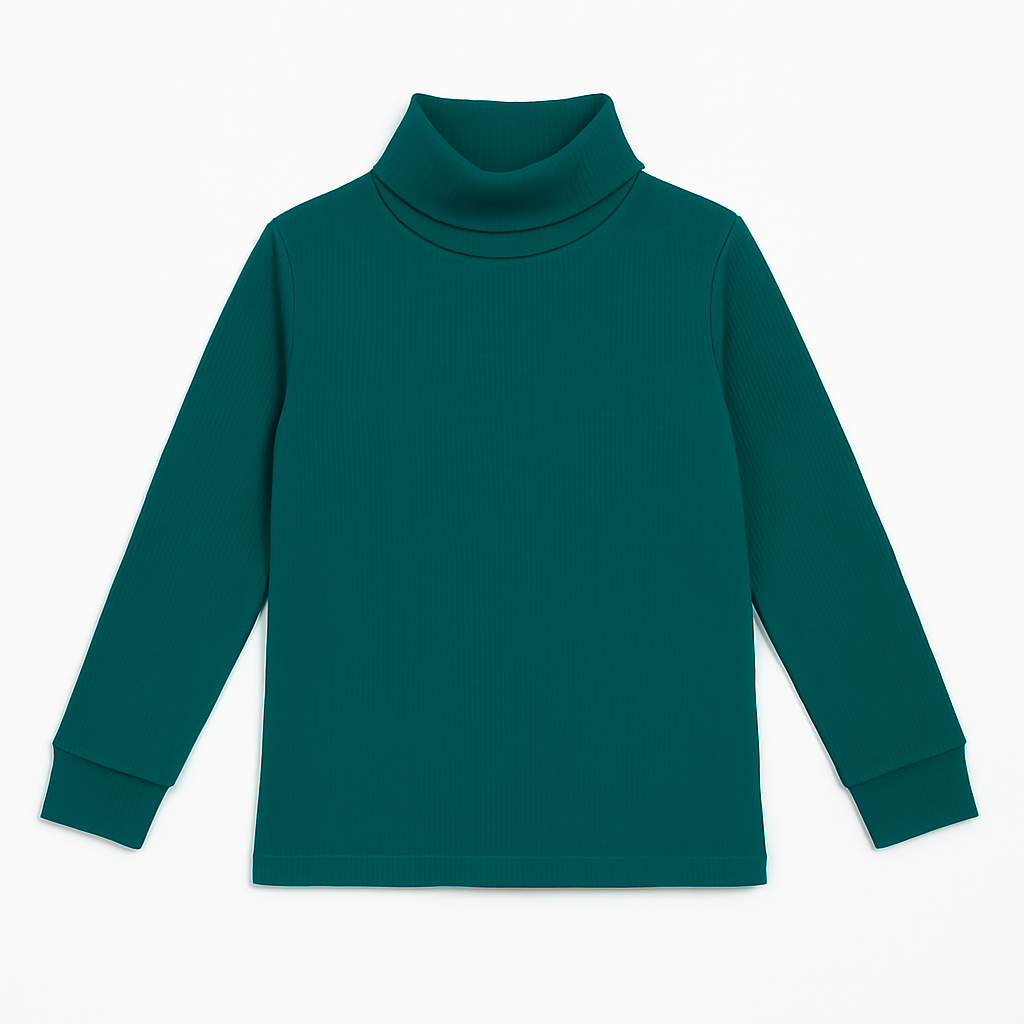 Dark green high neck