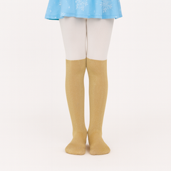 Girls golden glitter legging