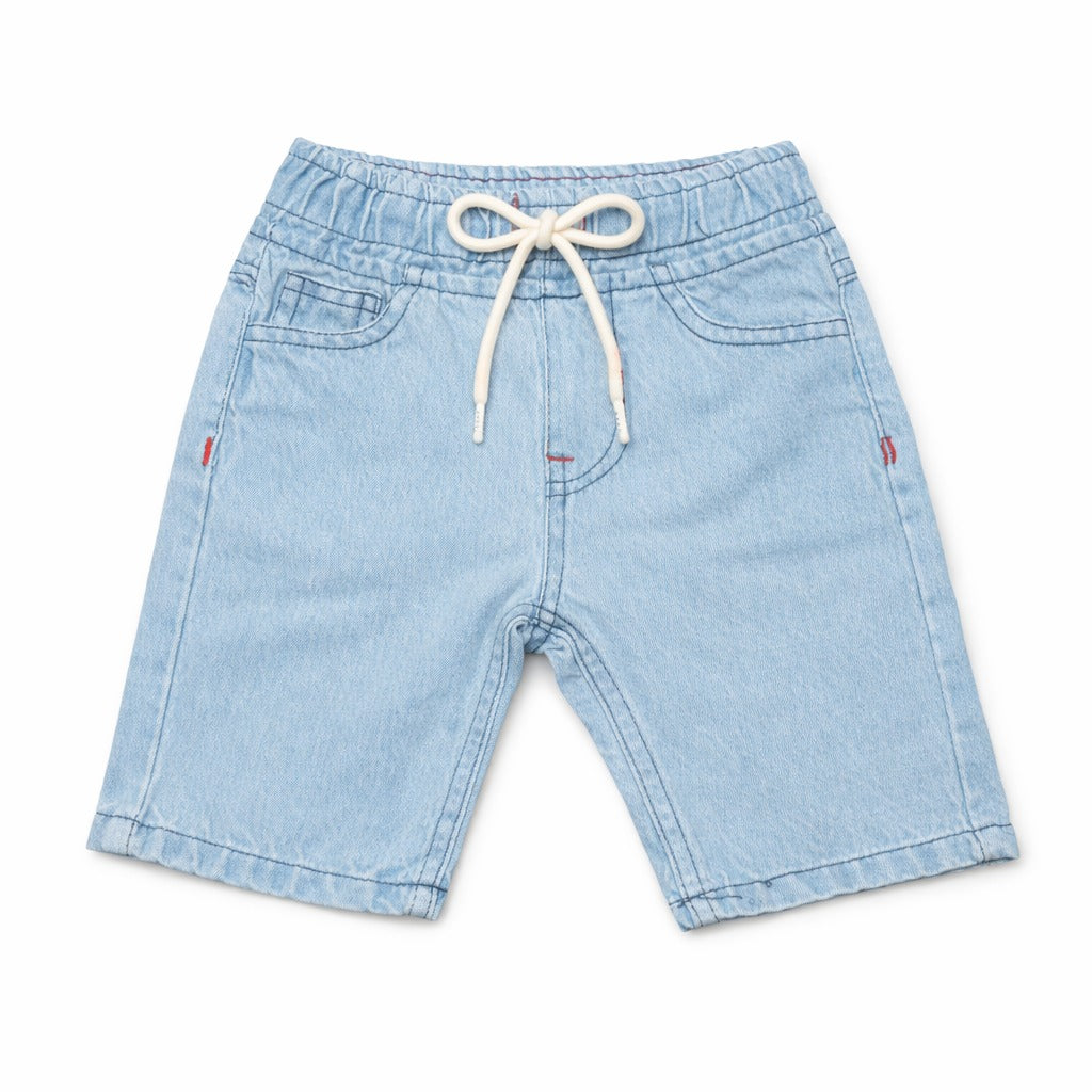 Light Wash Denim Shorts