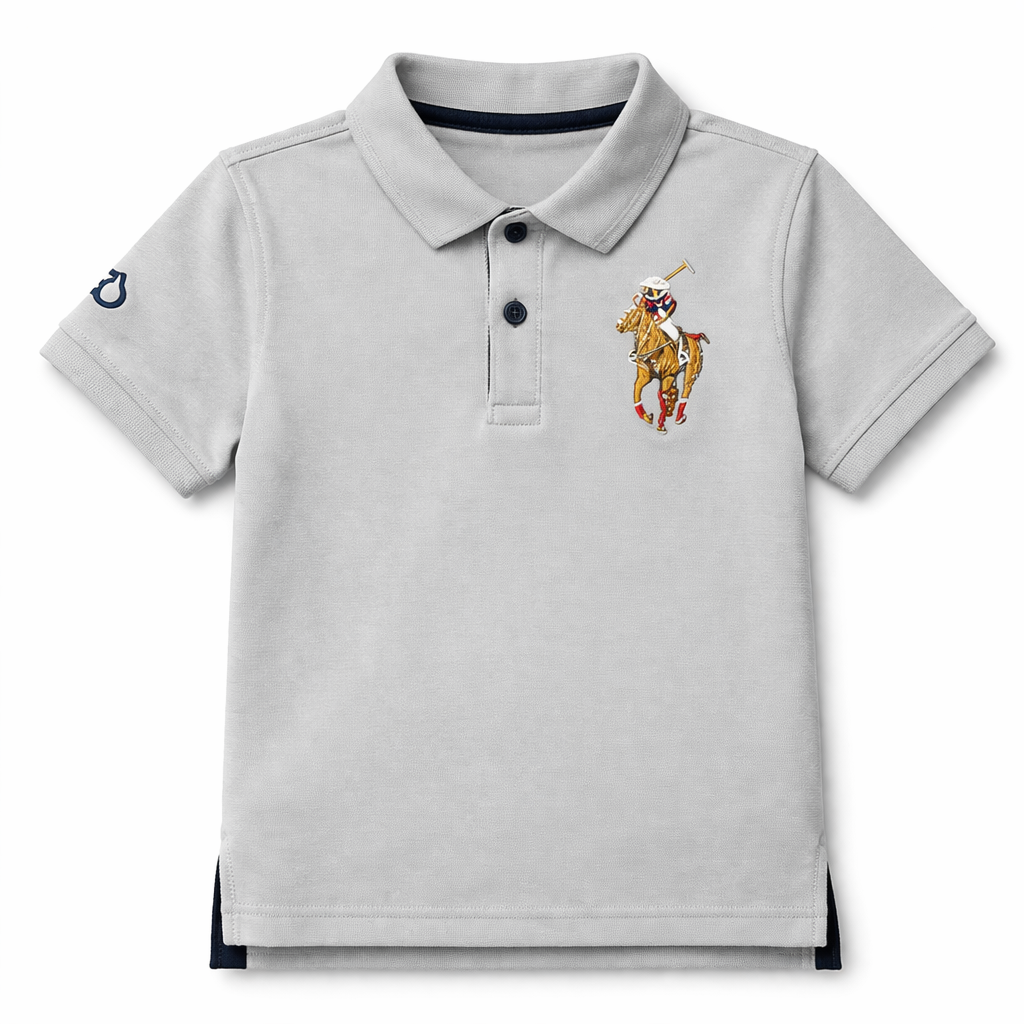 Boys embroidered polo shirt