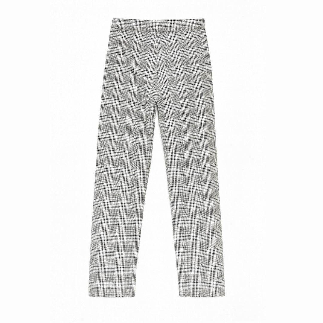 Ladies slim fit checkered pant