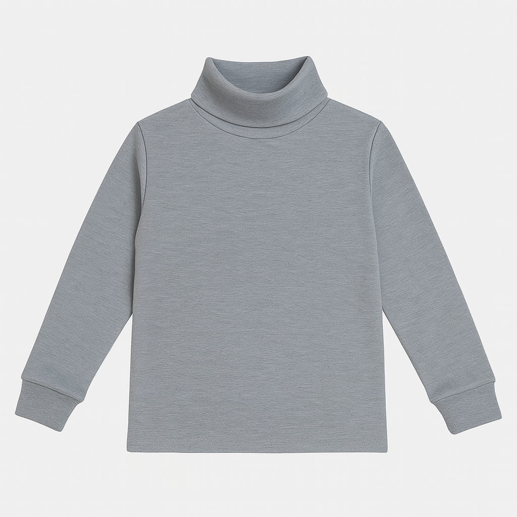 Pearl gray high Neck