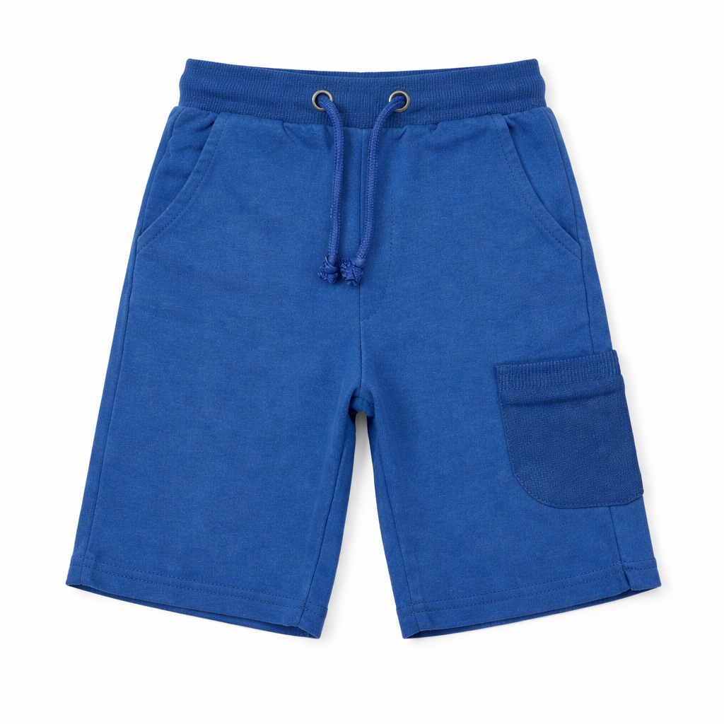 Boys blue basic shorts (Last Chance)