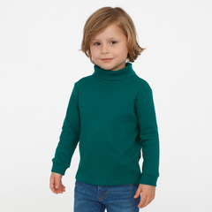 Dark green high neck