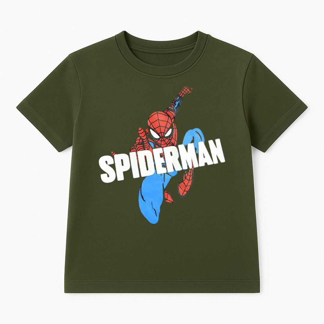Boys green Spider-Man T-Shirt