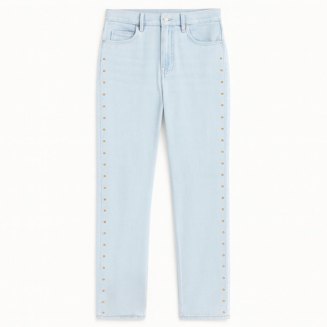 Side style denim pant
