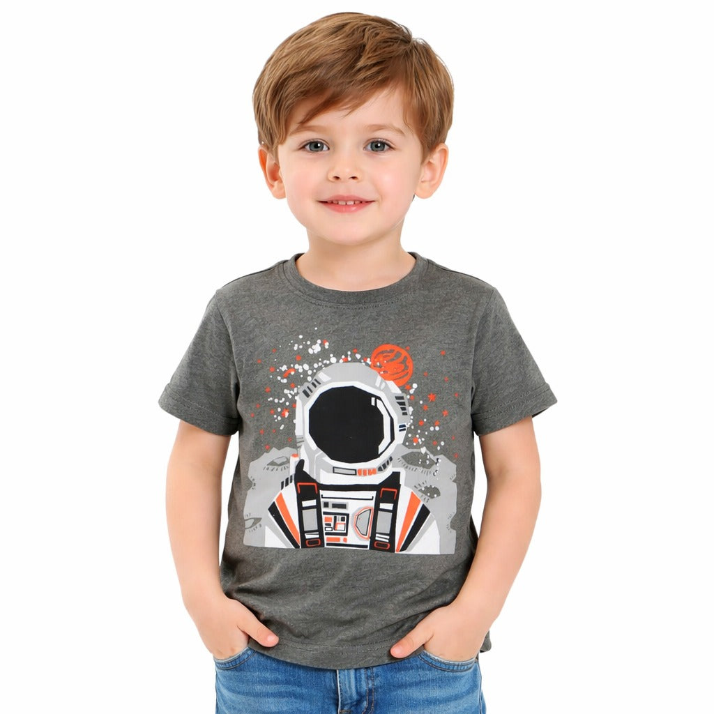 Boys gray astronaut T-Shirt