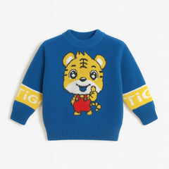 boys blue lion sweater