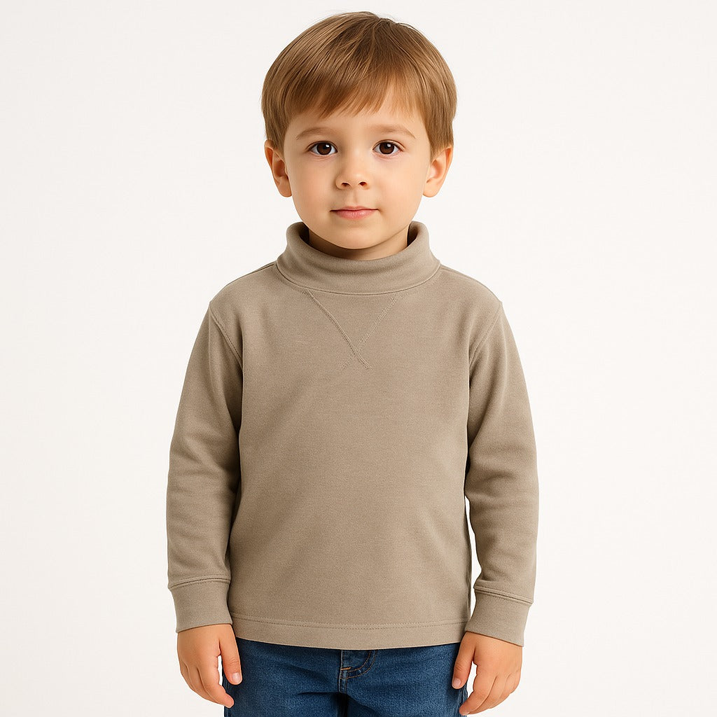 Light brown basic high neck (Last Chance)