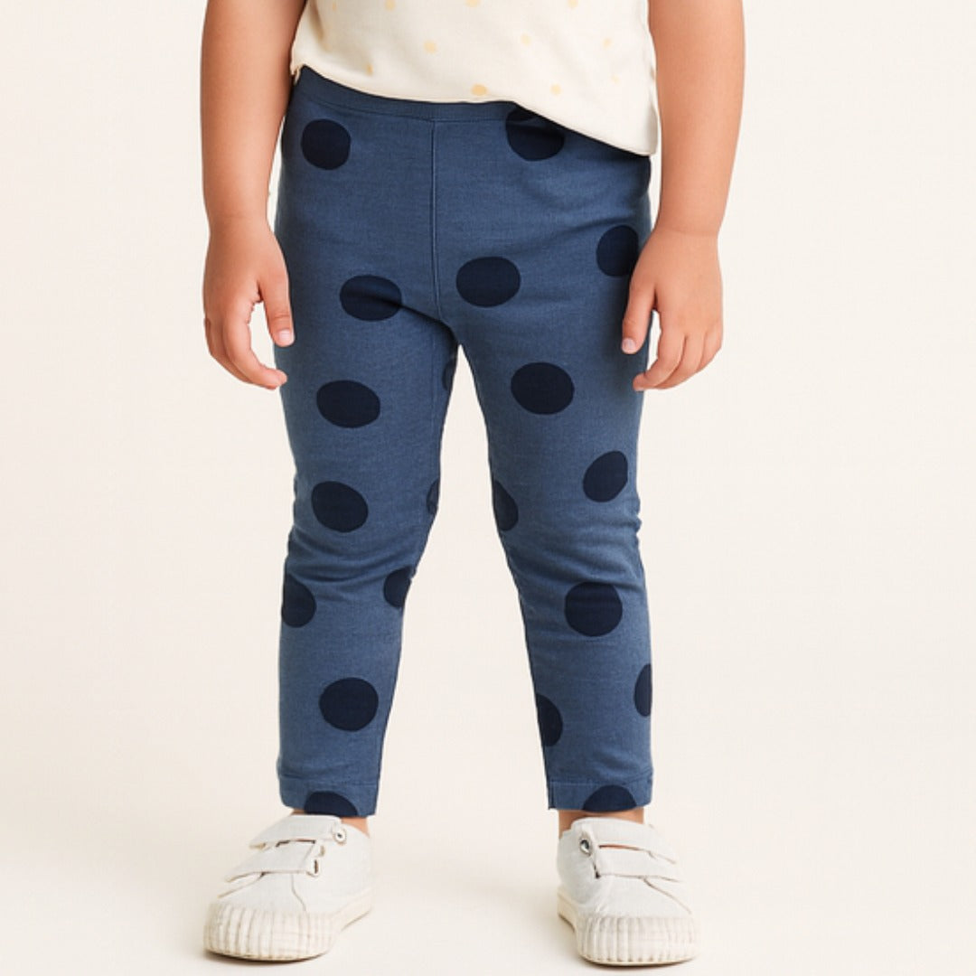 Girls black polka dots trouser (Last Chance)