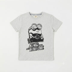 Boys gray minion t-shirt