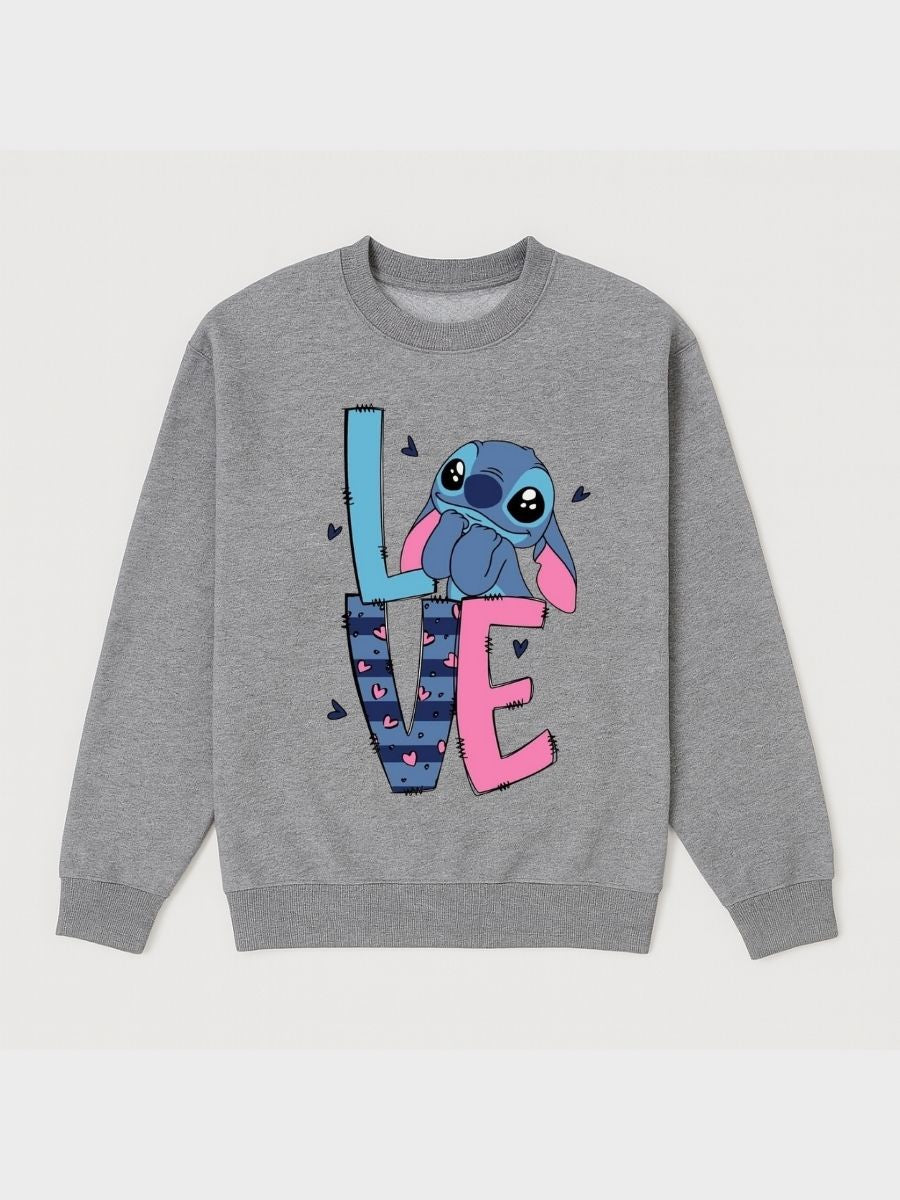 Girls Love Fleece Sweatshirt