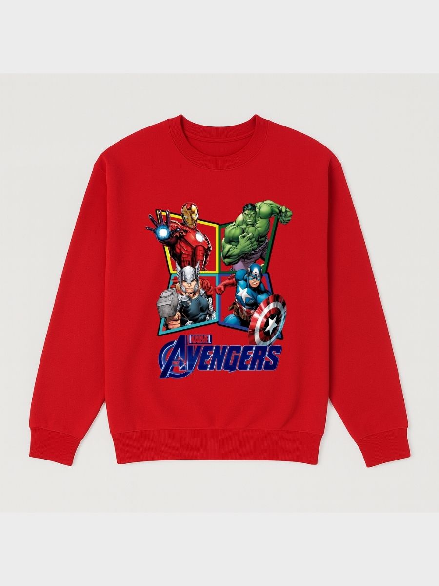 Boys Avengers Superheroes Fleece Sweatshirt