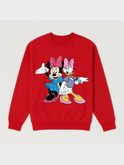 Girls Minnie & Daisy Fleece Sweatshirt