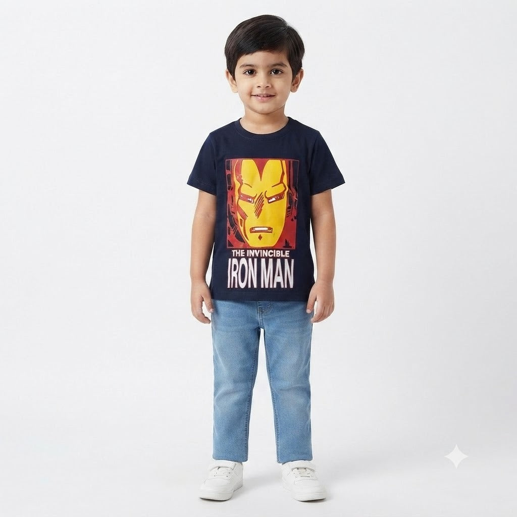 Boys invincible ironman t-shirt