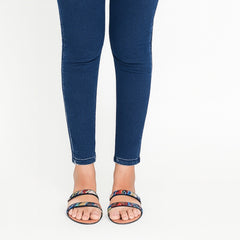 Ladies snake print slipper