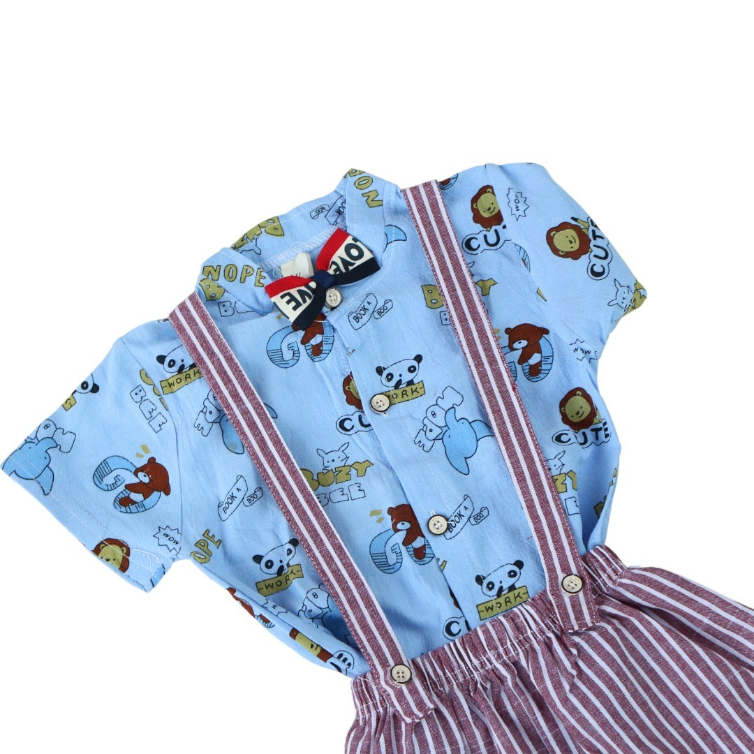 Boys blue animal 2 pc