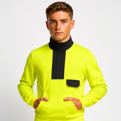 Boys neon zipper