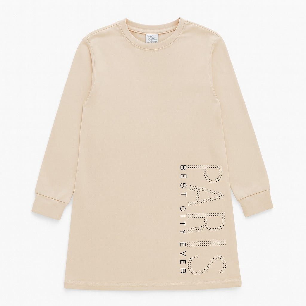 Girls stone work paris sweatshirt