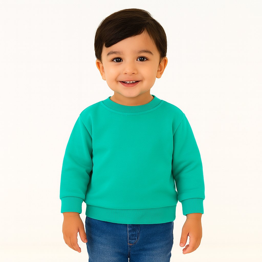 Green flees sweat shirt