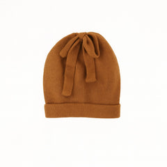 Women brown bow cap
