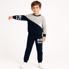 Boys black and gray shark tracksuit (Last Chance)