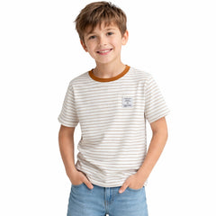 Boys brown lining T-Shirt
