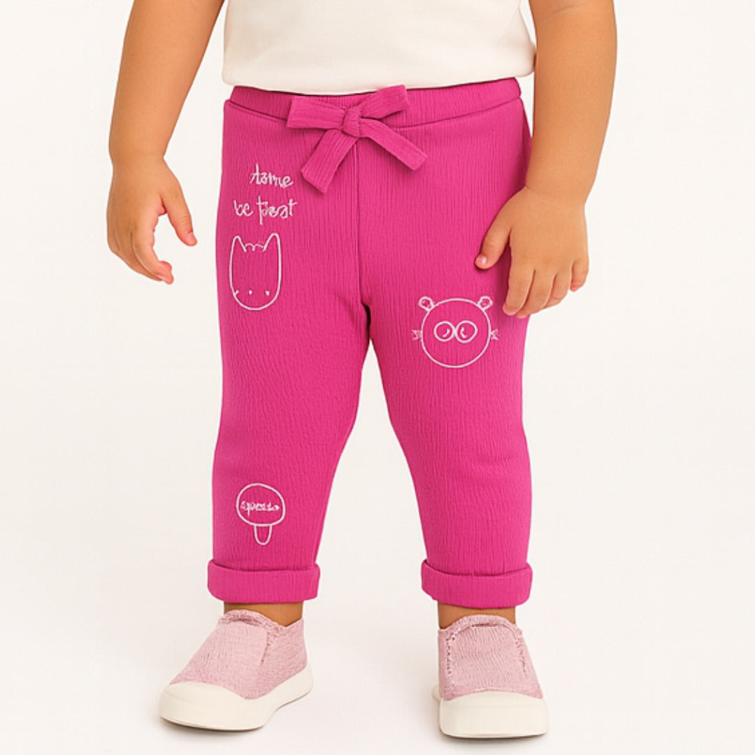 Girls pink character trouser (Last Chance)