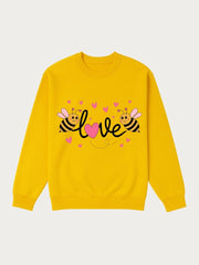 Girls Love Honey Fleece Sweatshirt