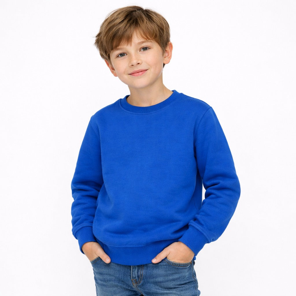 Boys blue basic sweatshirt (Last Chance)