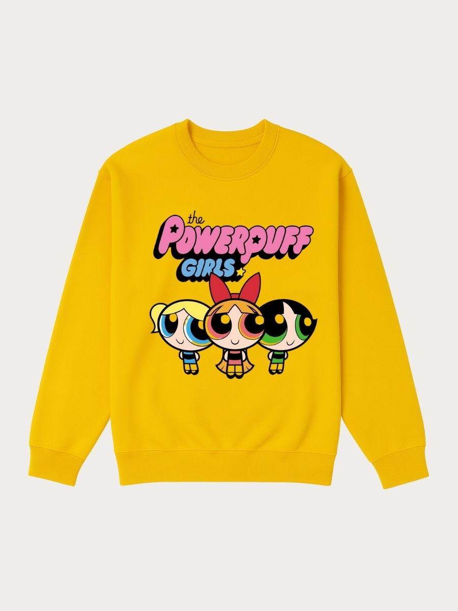Girls PowerPuff Fleece Sweatshirt