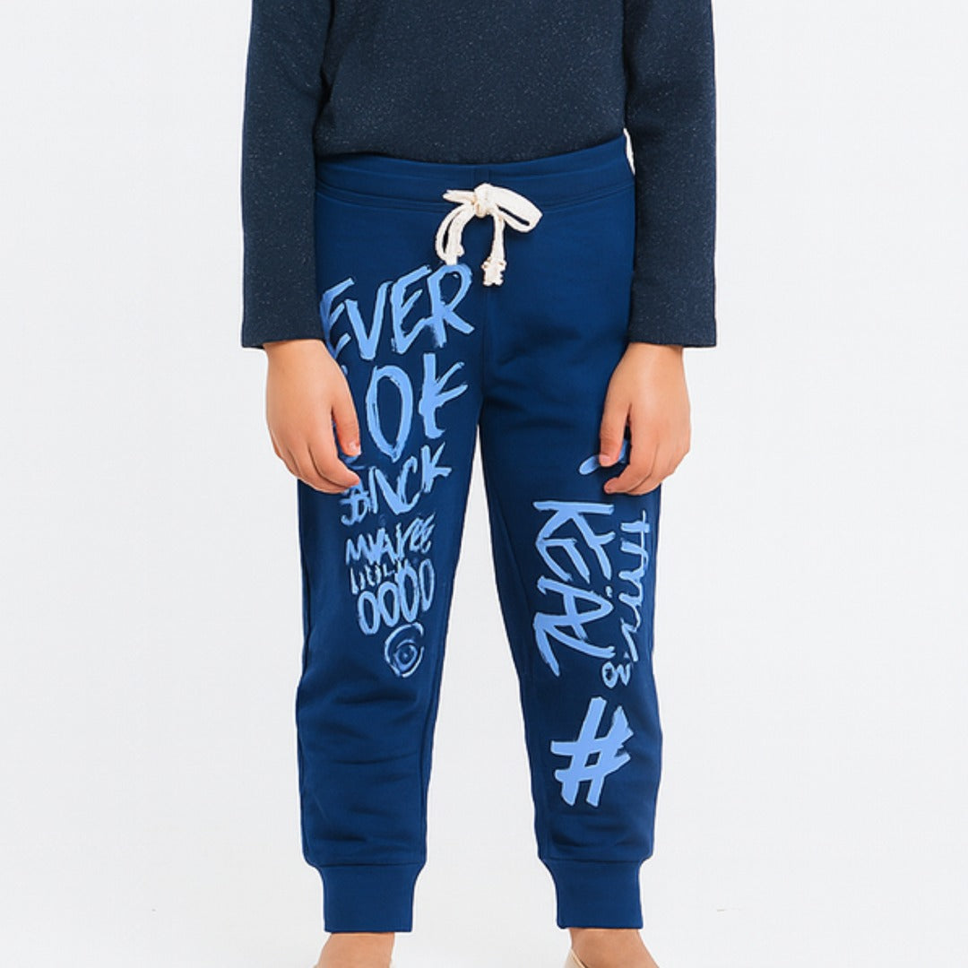Never look back blue trouser (Last Chance)