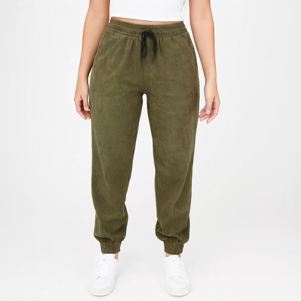 Solid jogger trouser