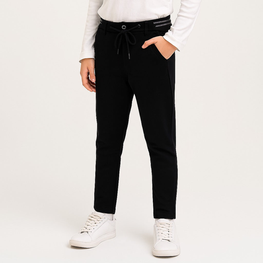 Boys black trouser pant